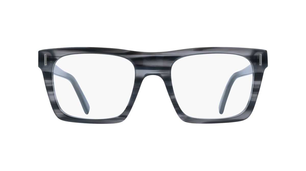 Eyeglasses Salvatore Ferragamo SF3029 (014) color striped grey shape rectangle lenses colore - 2