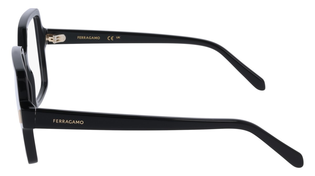 Eyeglasses Salvatore Ferragamo SF3031 (001) color black shape square lenses colore - 1