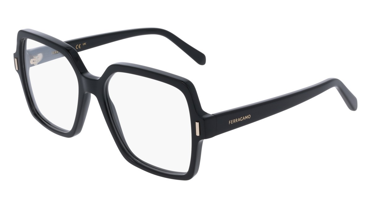 Eyeglasses Salvatore Ferragamo SF3031 (001) color black shape square lenses colore - 1