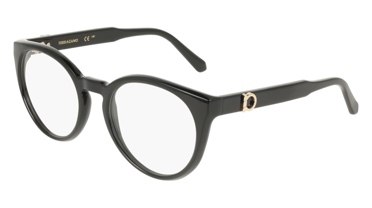 Eyeglasses Salvatore Ferragamo SF3032E (001) color black shape pantos 