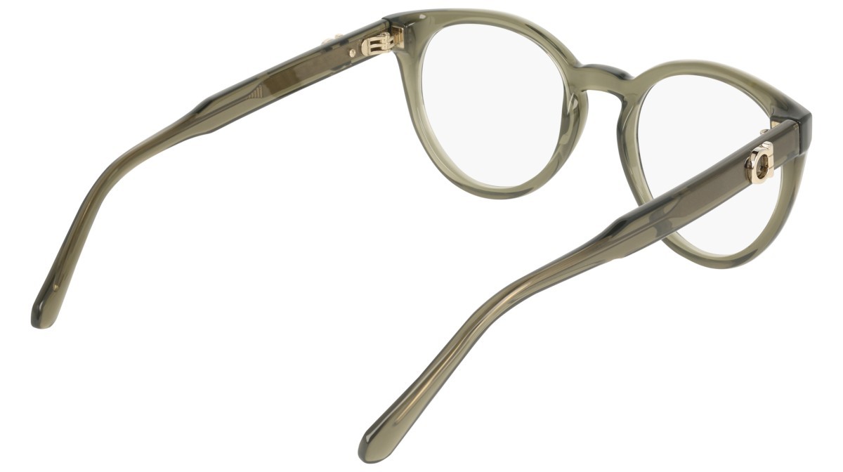 Eyeglasses Salvatore Ferragamo SF3032E (320) color transparent khaki shape pantos 