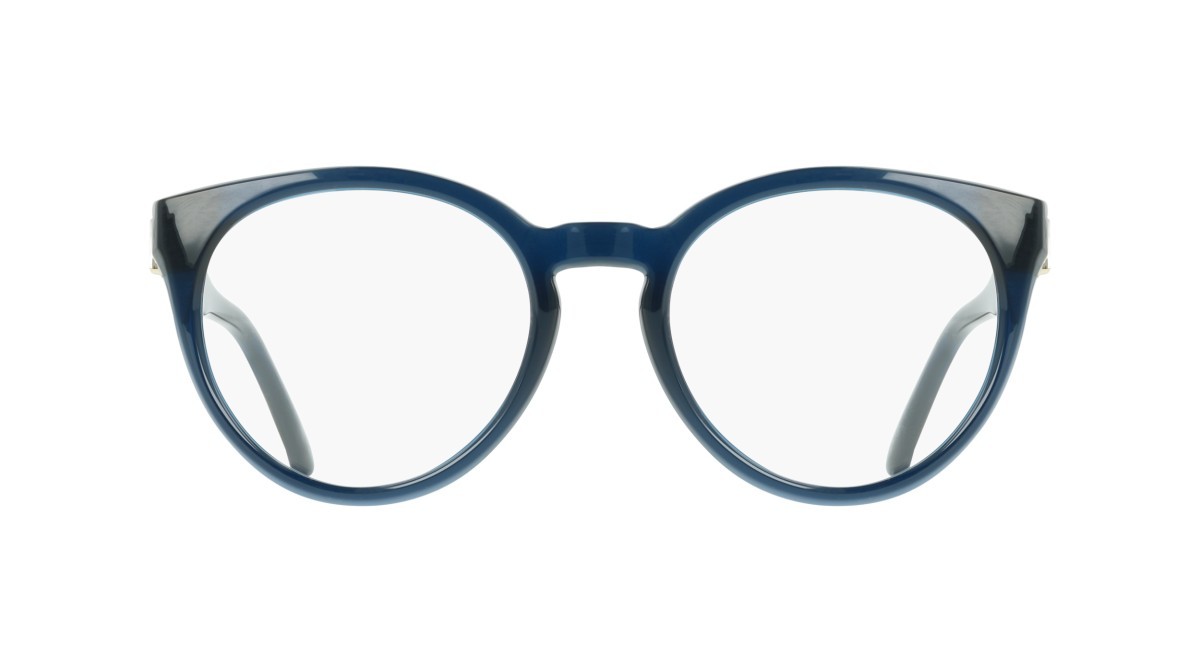 Eyeglasses Salvatore Ferragamo SF3032E (432) color transparent blue shape pantos 