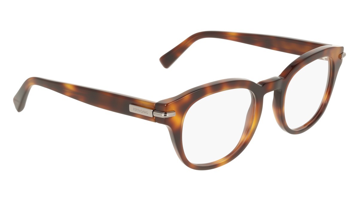 Eyeglasses Salvatore Ferragamo SF3033 (240) color tortoise shape pantos lenses colore - 2