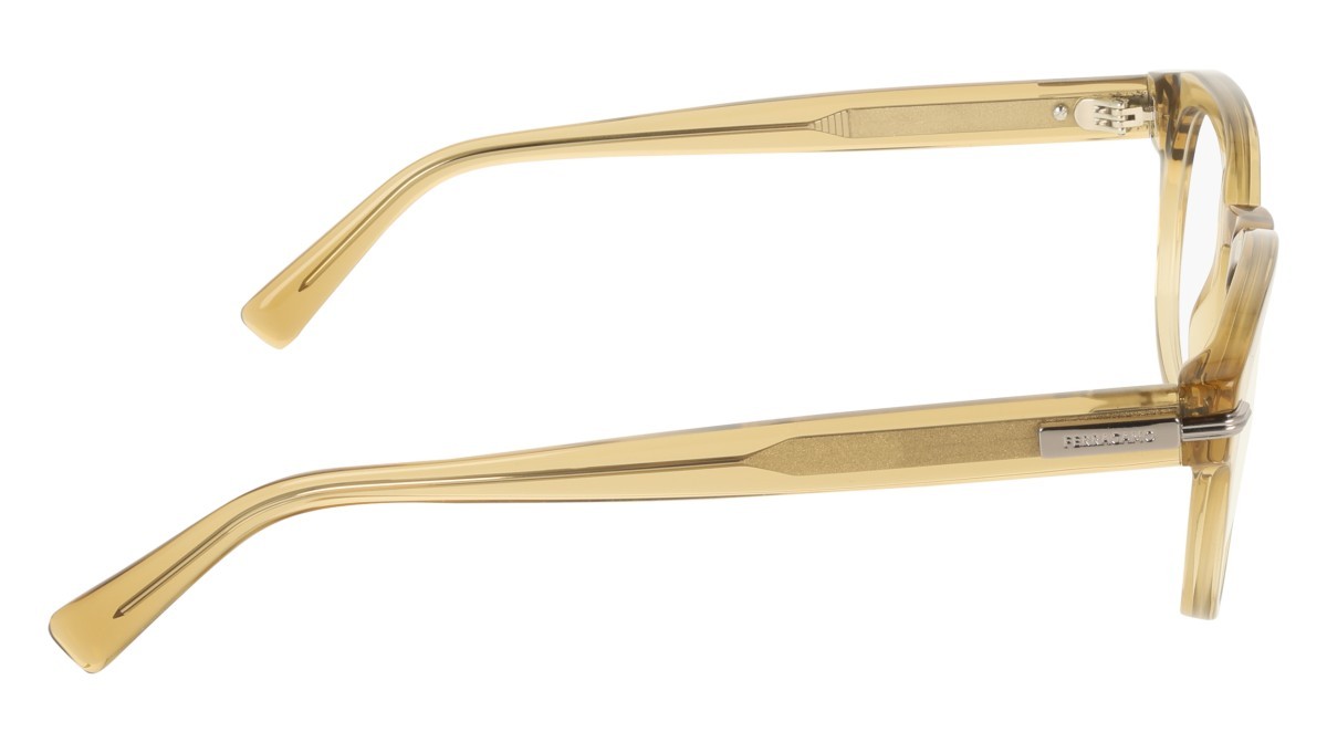 Eyeglasses Salvatore Ferragamo SF3033 (321) color transparent olive shape pantos lenses colore - 4