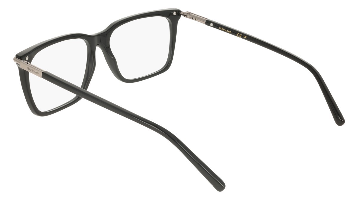 Eyeglasses Salvatore Ferragamo SF3037 (001) color black shape rectangle 