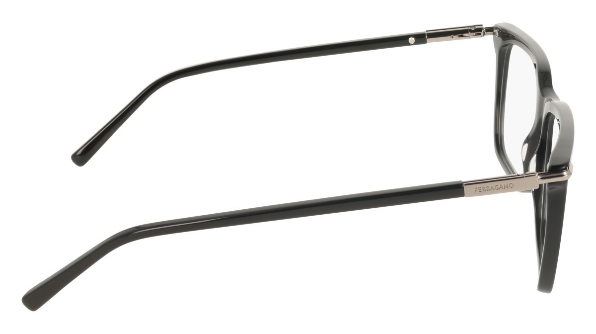 Eyeglasses Salvatore Ferragamo SF3037 (001) color black shape rectangle 