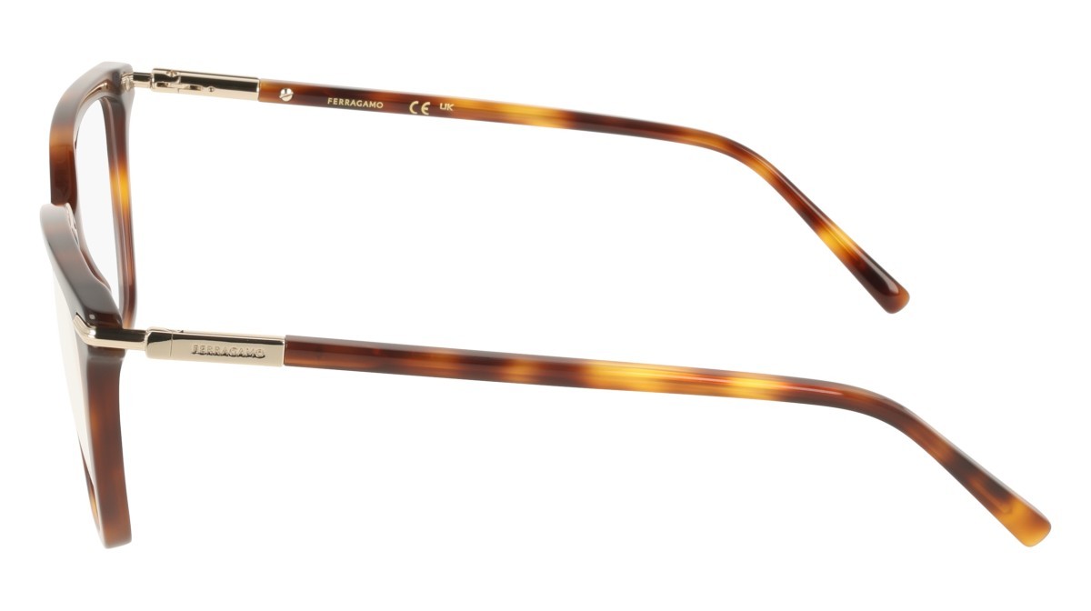 Eyeglasses Salvatore Ferragamo SF3038 (240) color tortoise shape rectangle 