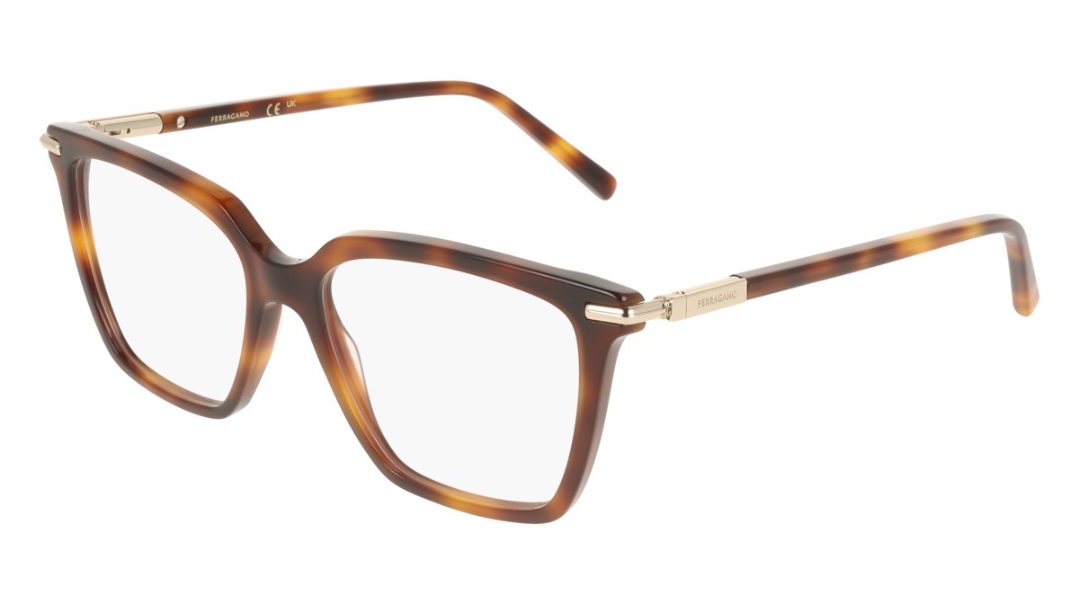 Eyeglasses Salvatore Ferragamo SF3038 (240) color tortoise shape rectangle 