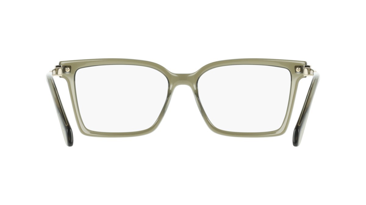 Eyeglasses Salvatore Ferragamo SF3039 (320) color transparent khaki shape rectangle 