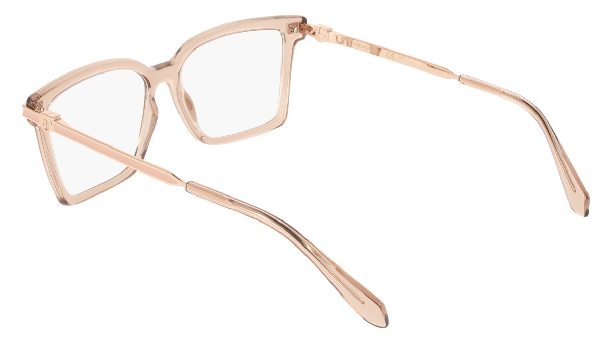 Eyeglasses Salvatore Ferragamo SF3039 (667) color transparent rose shape rectangle 