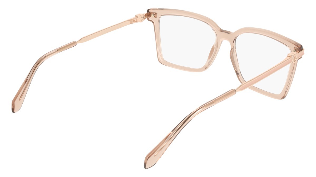 Eyeglasses Salvatore Ferragamo SF3039 (667) color transparent rose shape rectangle 