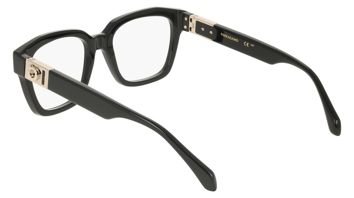 Eyeglasses Salvatore Ferragamo SF3040 (001) color black shape rectangle 