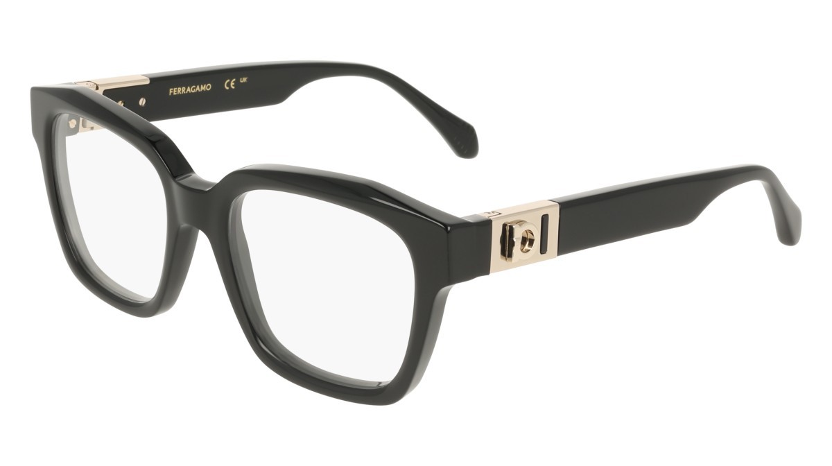 Eyeglasses Salvatore Ferragamo SF3040 (001) color black shape rectangle 