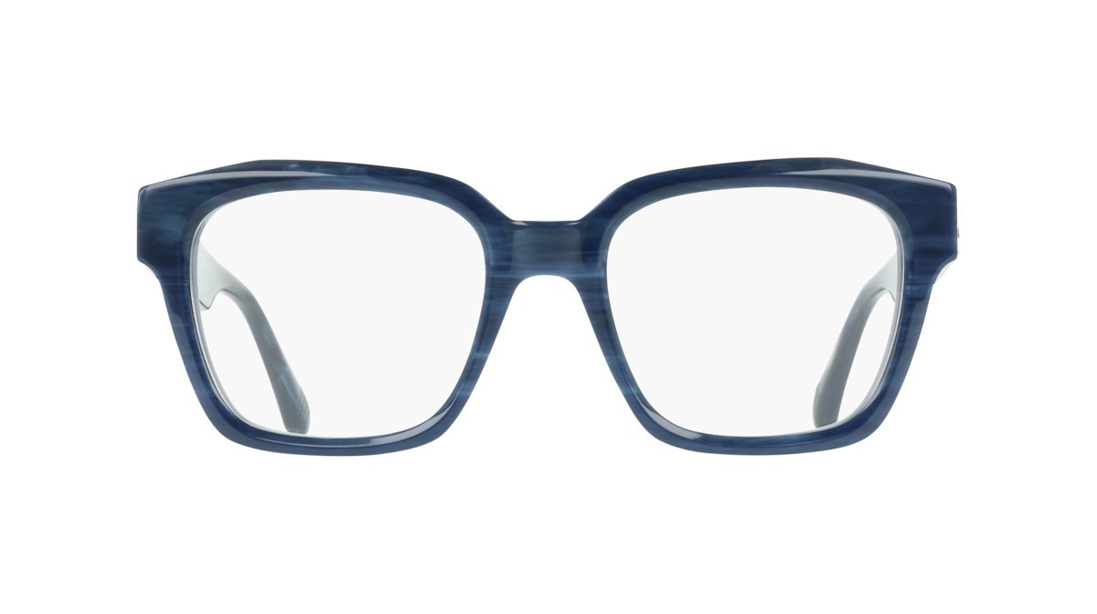 Eyeglasses Salvatore Ferragamo SF3040 (413) color blue horn shape rectangle 