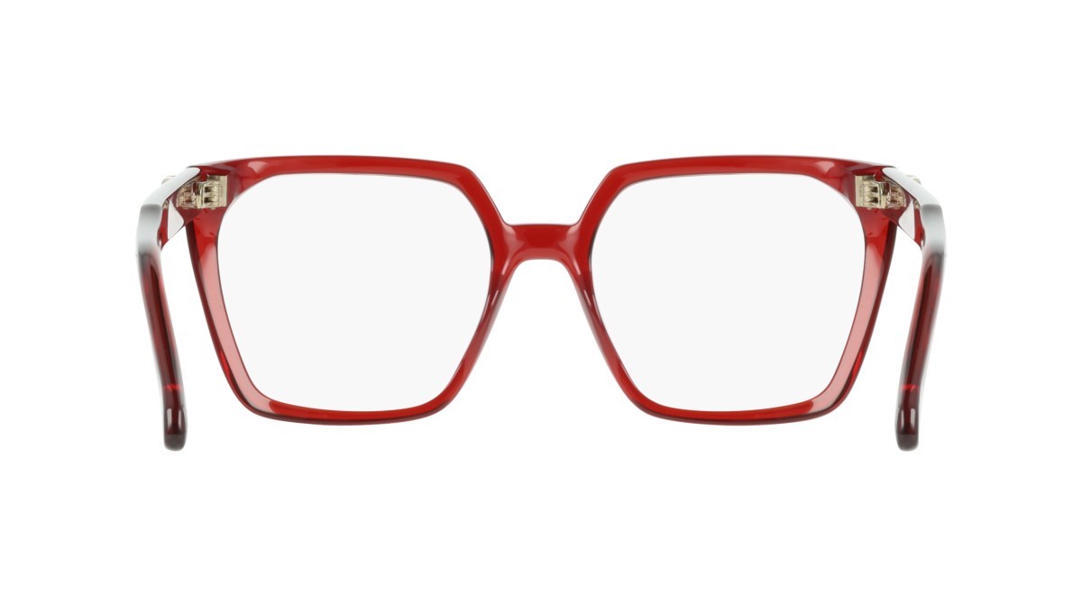 Eyeglasses Salvatore Ferragamo SF3042E (612) color transparent burgundy shape rectangle 