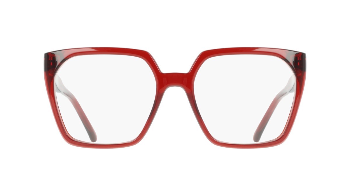 Eyeglasses Salvatore Ferragamo SF3042E (612) color transparent burgundy shape rectangle 
