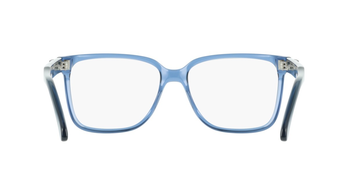 Eyeglasses Salvatore Ferragamo SF3043E (432) color transparent blue shape rectangle 