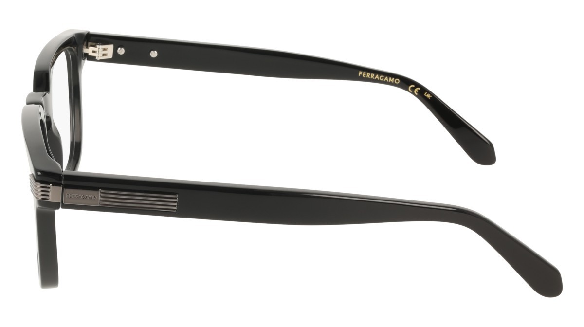 Eyeglasses Salvatore Ferragamo SF3044 (001) color black shape rectangle 