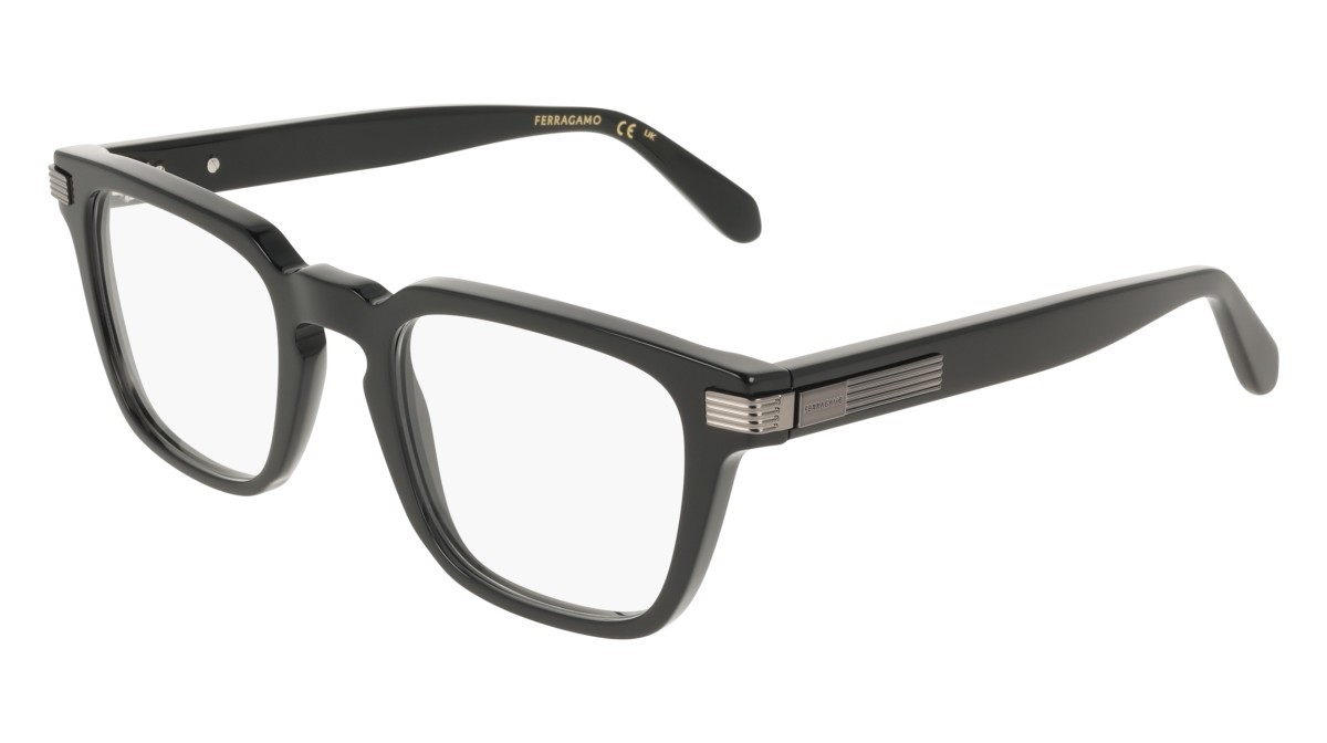 Eyeglasses Salvatore Ferragamo SF3044 (001) color black shape rectangle 