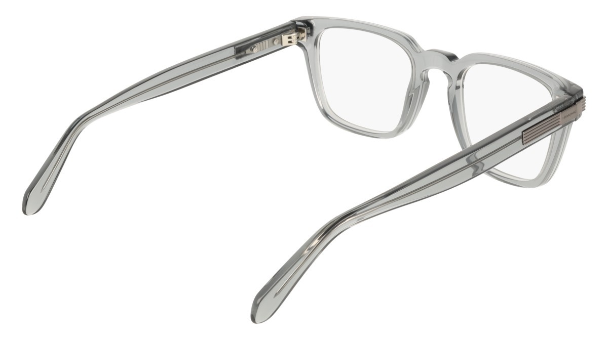 Eyeglasses Salvatore Ferragamo SF3044 (020) color transparent grey shape rectangle 