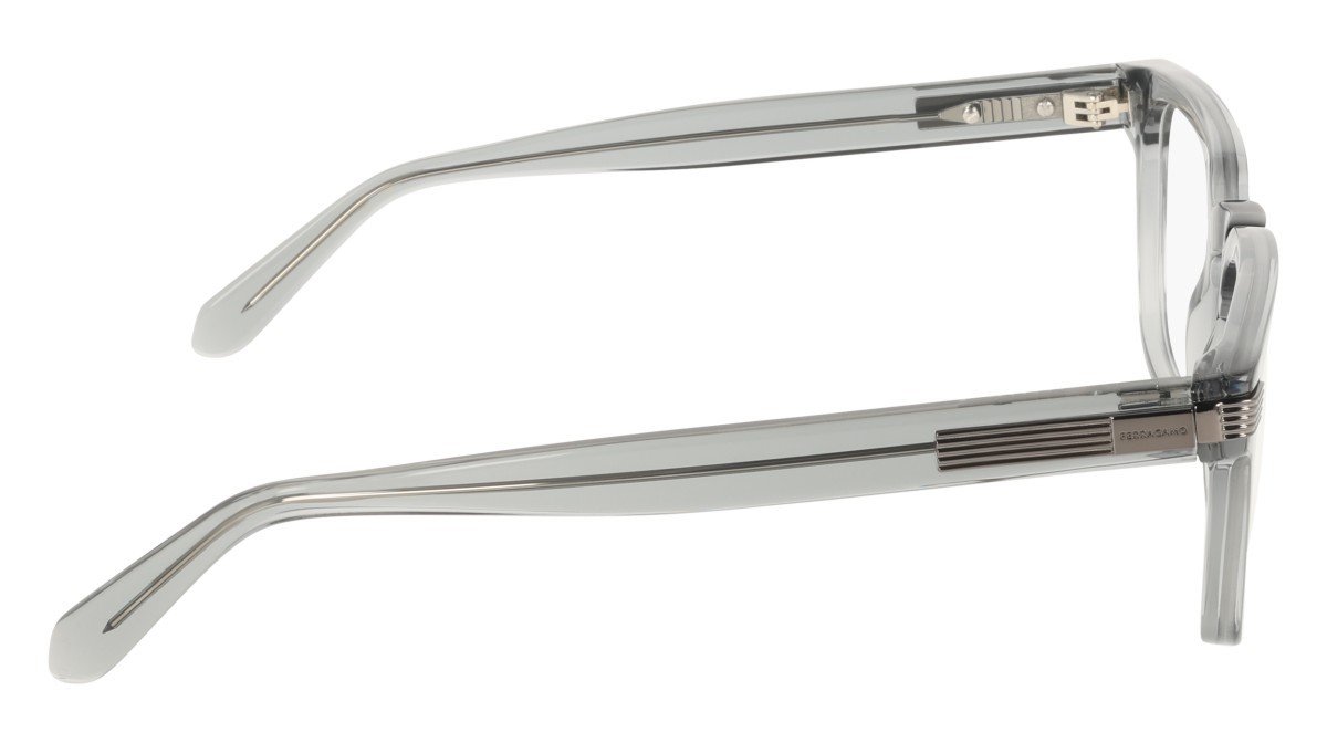 Eyeglasses Salvatore Ferragamo SF3044 (020) color transparent grey shape rectangle 