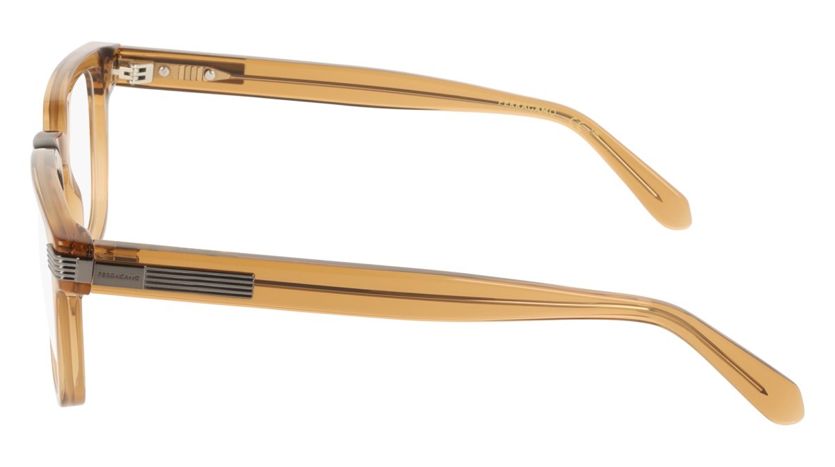 Eyeglasses Salvatore Ferragamo SF3044 (261) color transparent caramel shape rectangle 