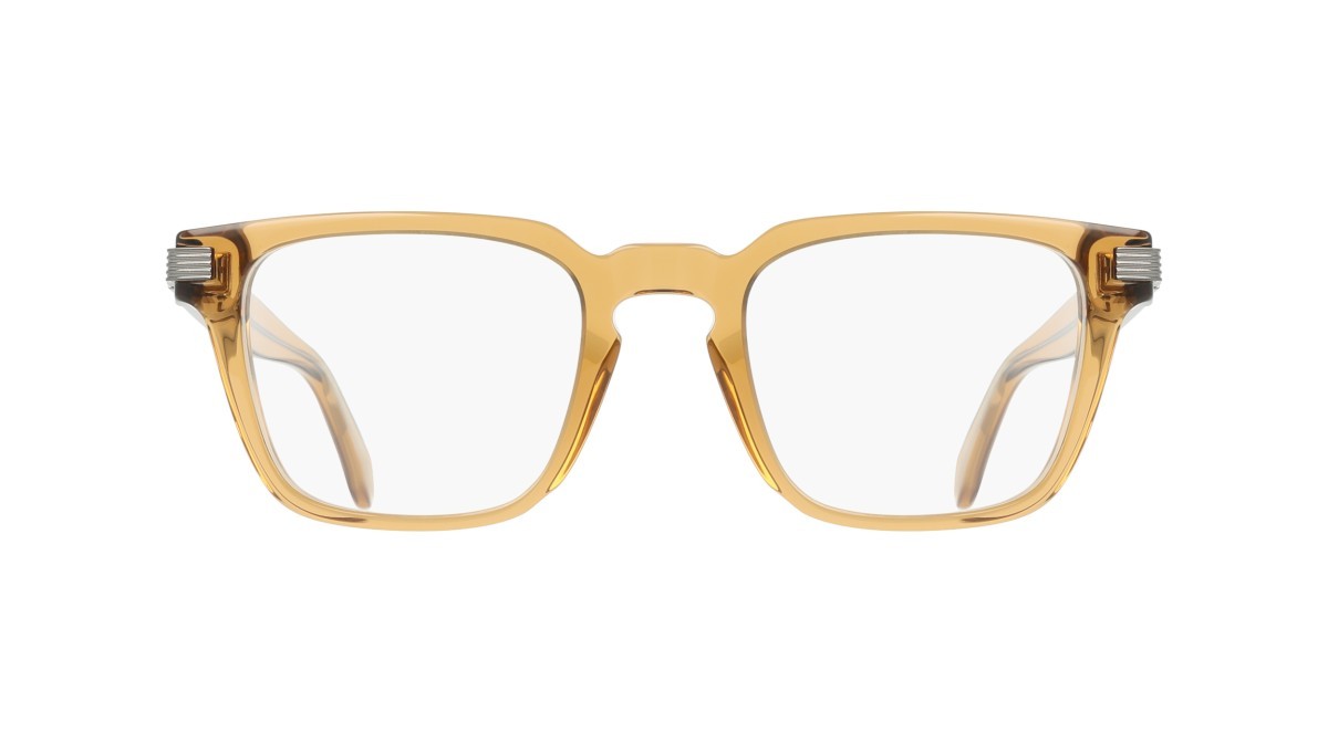 Eyeglasses Salvatore Ferragamo SF3044 (261) color transparent caramel shape rectangle 