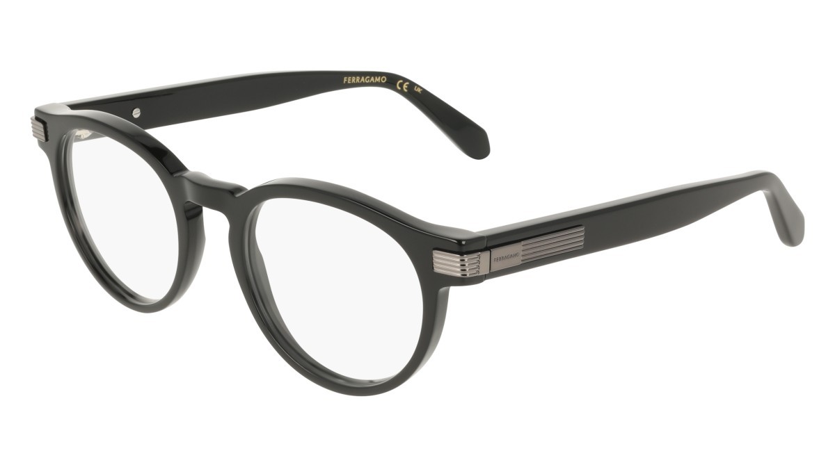 Eyeglasses Salvatore Ferragamo SF3045 (001) color black shape pantos 