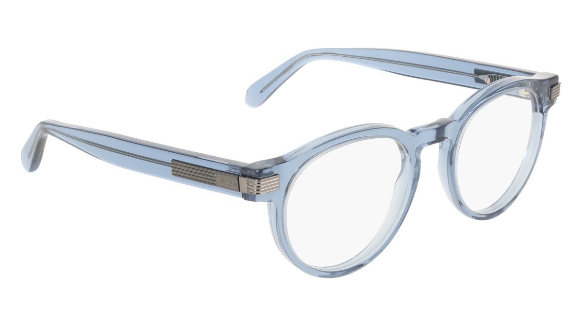 Eyeglasses Salvatore Ferragamo SF3045 (438) color transparent avio shape pantos 
