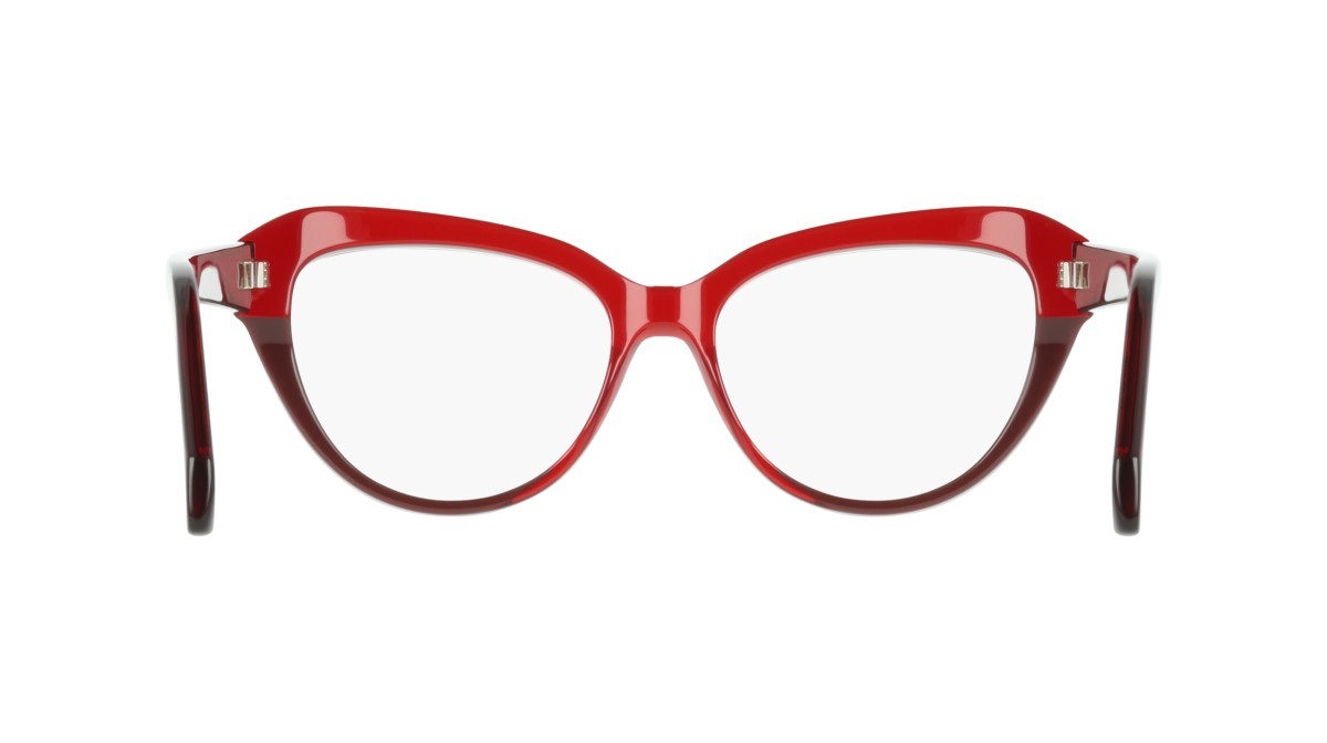 Eyeglasses Salvatore Ferragamo SF3046 (618) color transparent burgundy/burgundy shape cat eye 
