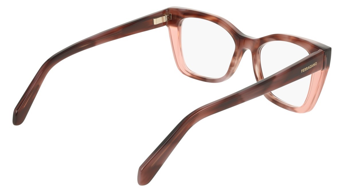 Eyeglasses Salvatore Ferragamo SF3052 (243) color tortoise/rose shape rectangle 