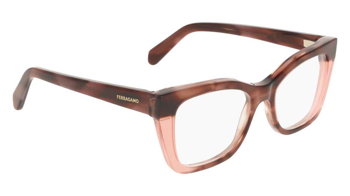 Eyeglasses Salvatore Ferragamo SF3052 (243) color tortoise/rose shape rectangle 