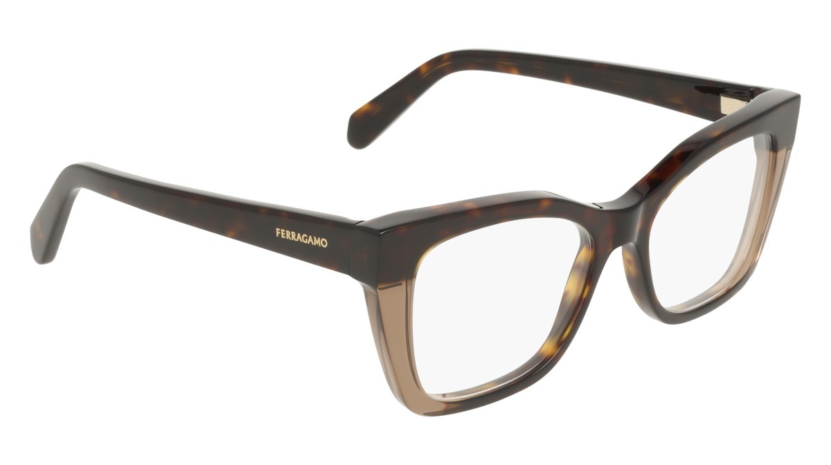 Eyeglasses Salvatore Ferragamo SF3052 (244) color dark tortoise/brown shape rectangle 