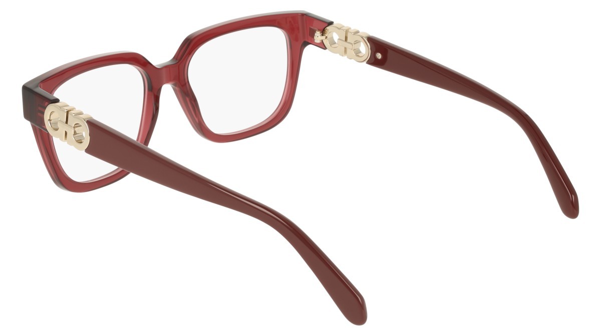 Eyeglasses Salvatore Ferragamo SF3056 (655) color transparent wine shape rectangle 
