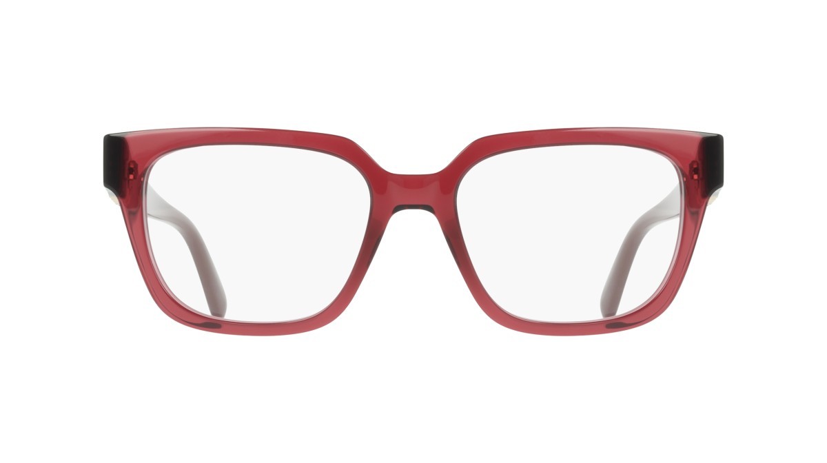 Eyeglasses Salvatore Ferragamo SF3056 (655) color transparent wine shape rectangle 