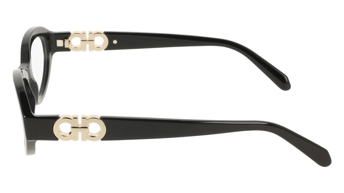 Eyeglasses Salvatore Ferragamo SF3057 (001) color black shape oval 