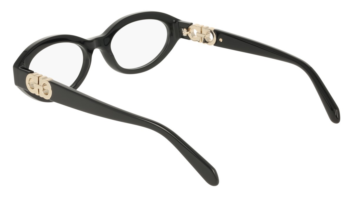 Eyeglasses Salvatore Ferragamo SF3057 (001) color black shape oval 