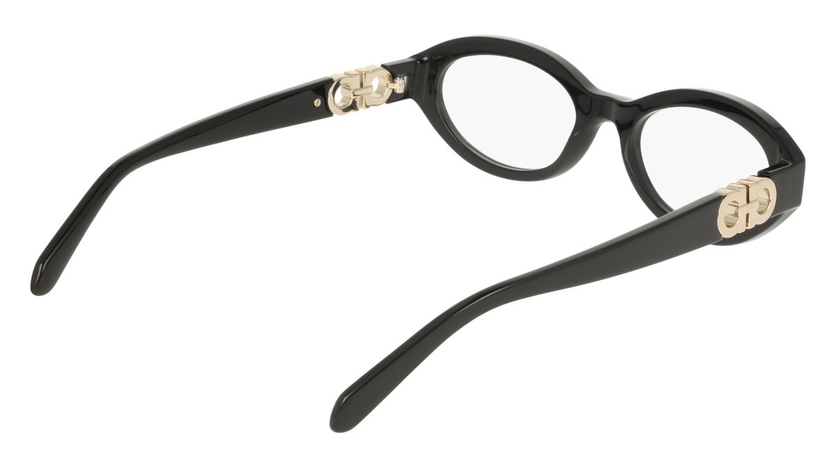 Eyeglasses Salvatore Ferragamo SF3057 (001) color black shape oval 