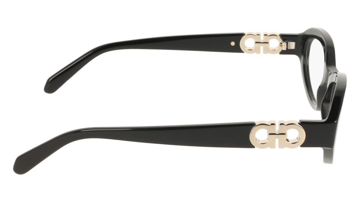 Eyeglasses Salvatore Ferragamo SF3057 (001) color black shape oval 