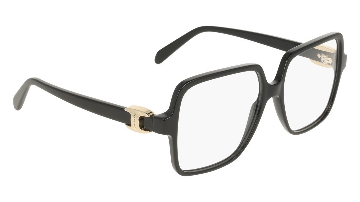 Eyeglasses Salvatore Ferragamo SF3058 (001) color black shape rectangle 