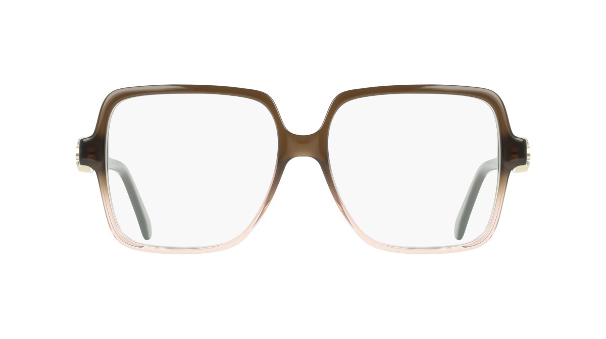 Eyeglasses Salvatore Ferragamo SF3058 (234) color transparent brown gradient shape rectangle 