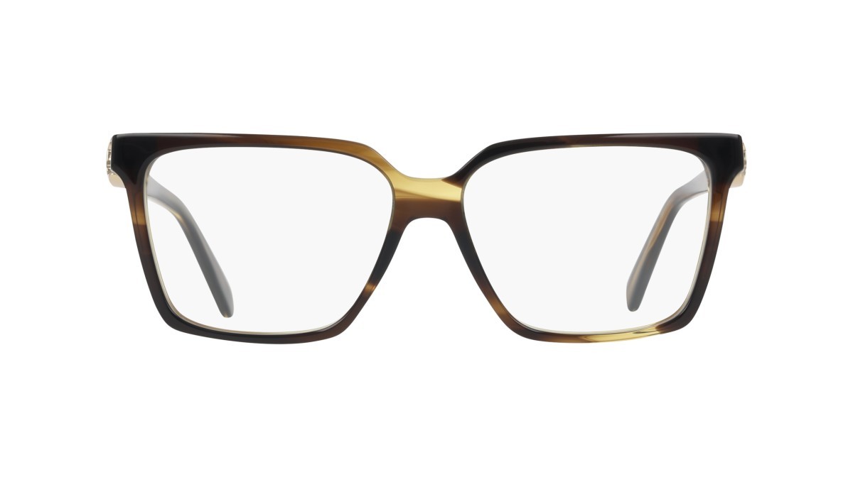 Eyeglasses Salvatore Ferragamo SF3059 (323) color khaki horn shape rectangular 