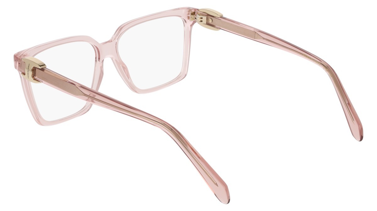 Eyeglasses Salvatore Ferragamo SF3059 (667) color transparent rose shape rectangle 