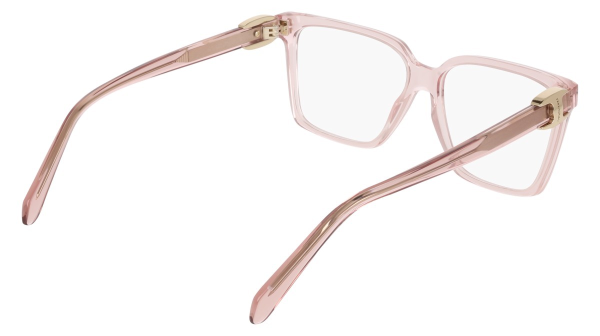 Eyeglasses Salvatore Ferragamo SF3059 (667) color transparent rose shape rectangle 