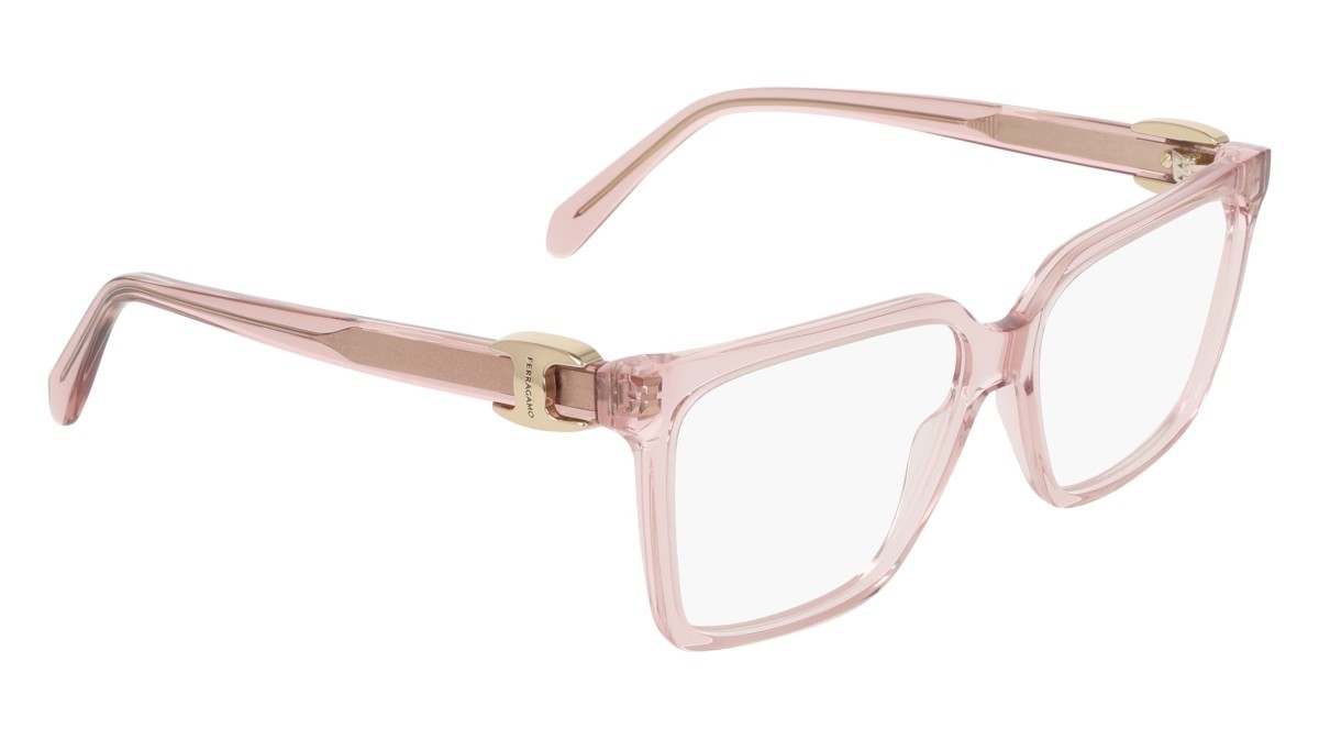 Eyeglasses Salvatore Ferragamo SF3059 (667) color transparent rose shape rectangle 