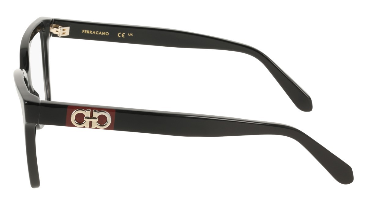 Brillen Salvatore Ferragamo SF3060 (001) farbe black form rechteckig 