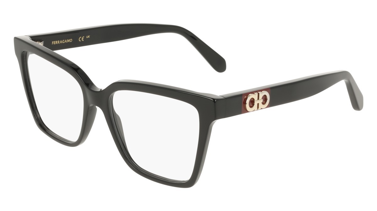 Brillen Salvatore Ferragamo SF3060 (001) farbe black form rechteckig 