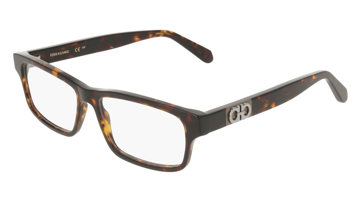 Occhiali da vista Salvatore Ferragamo SF3061 (242) colore dark tortoise forma rettangolare 