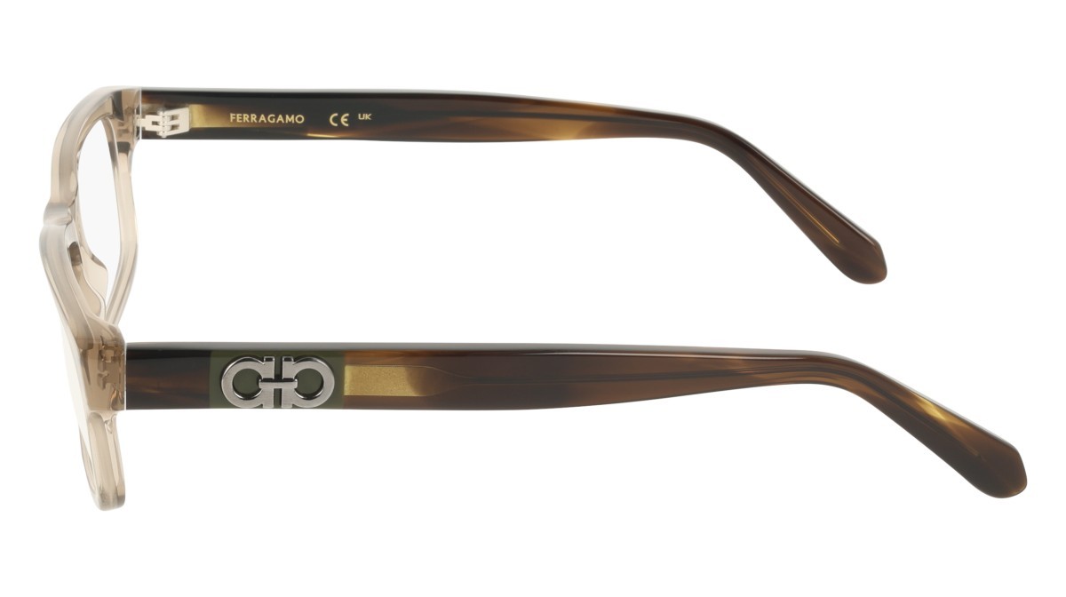 Eyeglasses Salvatore Ferragamo SF3061 (278) color transparent sand shape rectangle 