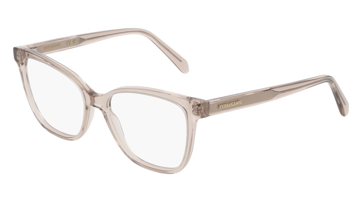 Eyeglasses Salvatore Ferragamo SF3062 (260) color transparent nude shape rectangle 